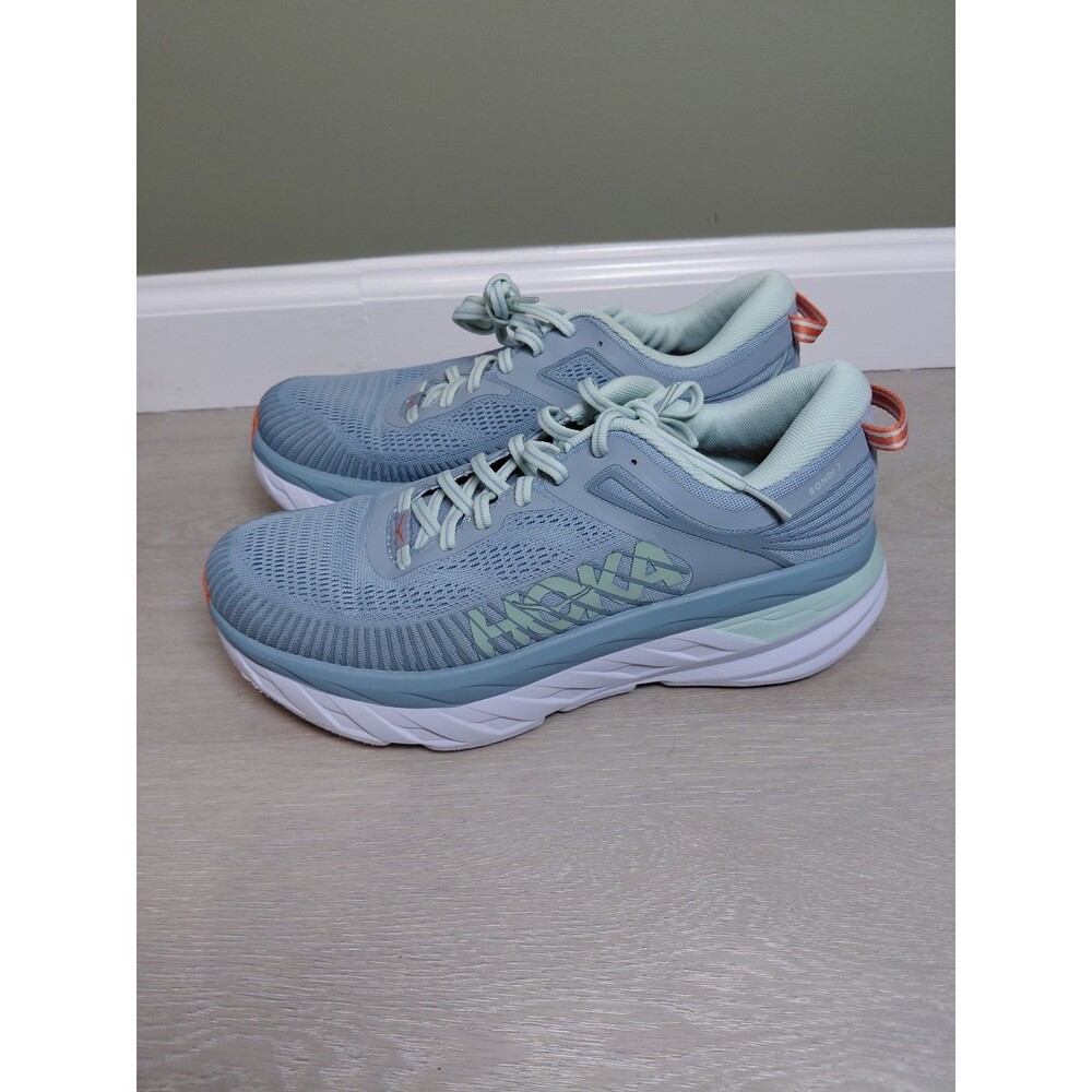 Size 9 - Hoka One One HOKA Bondi 7 Blue Fog Women's Sneakers